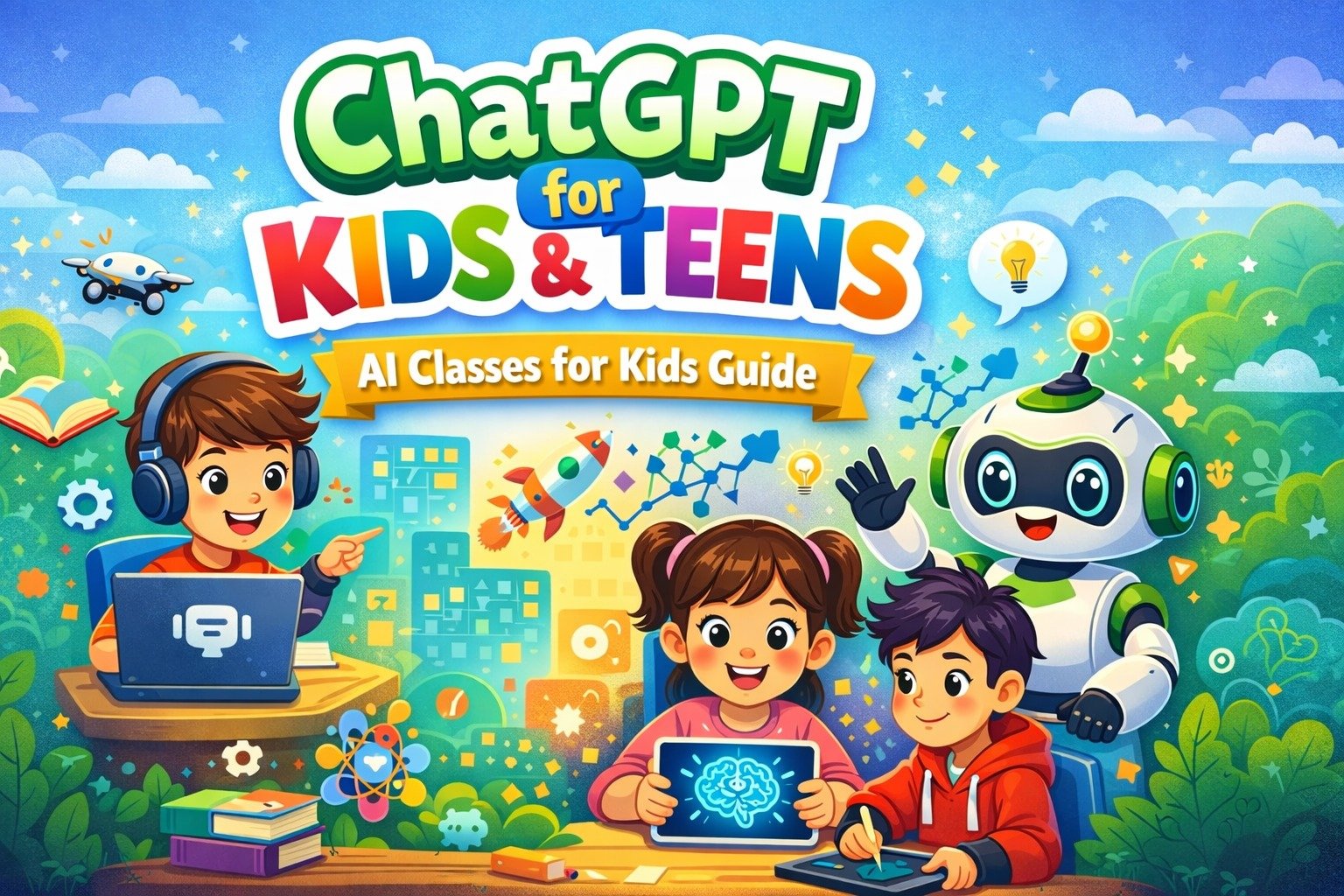 ChatGPT for Kids and Teen – AI Classes for Kids Guide